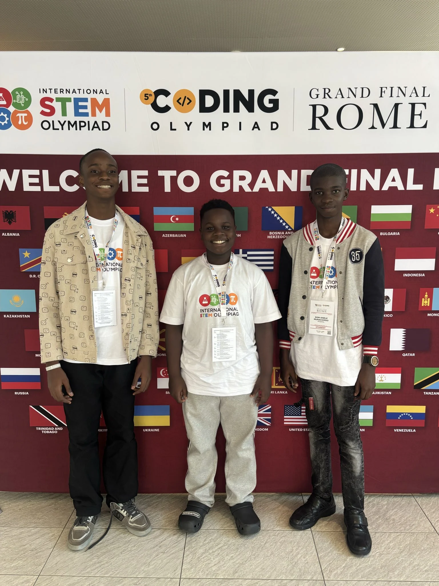 STEM Olympiad Grand Finale in Rome, Italy.